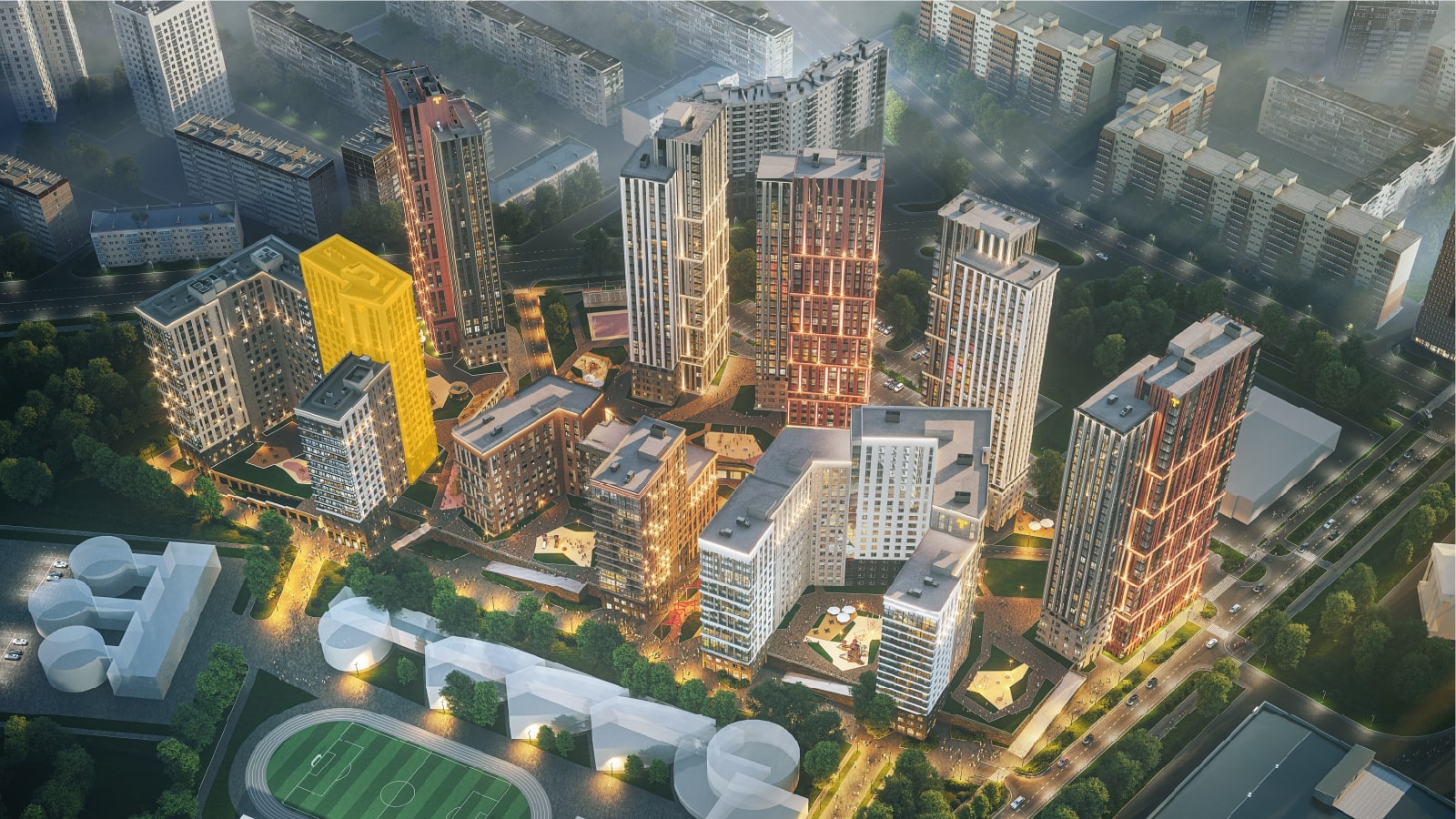 2-комнатная квартира, 42.3 кв.м, 8 НЕБО, изображение-18